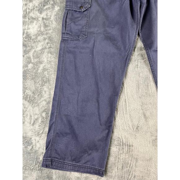 LAPCO FR Flame Resistant Work Pants Men's 38x32 Blue Cargo CAT2 100% Cotton - Picture 6 of 10